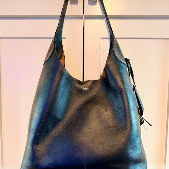Coach Loved Leather Brooklyn Shoulder Bag 39 - Picture 2 of 6